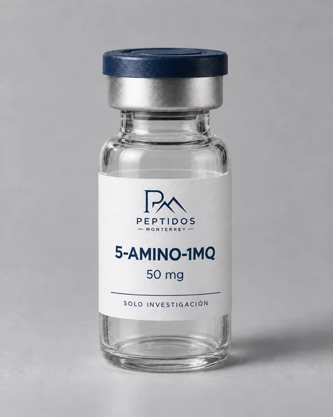 Frasco etiquetado de 5-Amino-1MQ