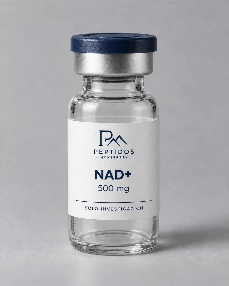 Frasco de NAD+ 500 mg de Péptidos Monterrey